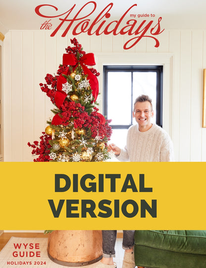 Cover of the 2024 holiday magazine with the words "Digital Version".