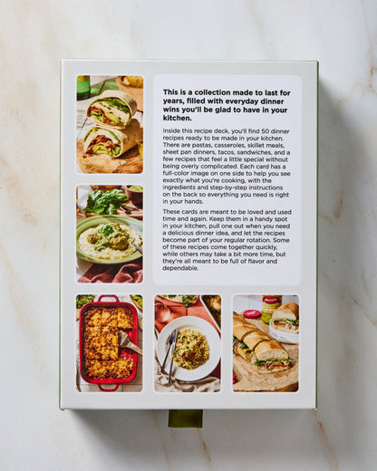 The back cover of a cookbook titled 'This is a collection made to last for years.
